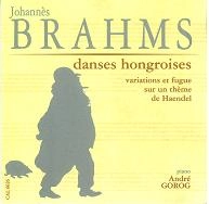 ANDRE GOROG / アンドレ・ゴロッグ / ブラームス:ハンガリー舞曲集 / BRAHMS:Hungarian Dances