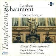 SERGE SCHOONBROODT / セルゲ・ショーンブロート / オルガン作品集 / CHAUMONT:ORGAN PIECES