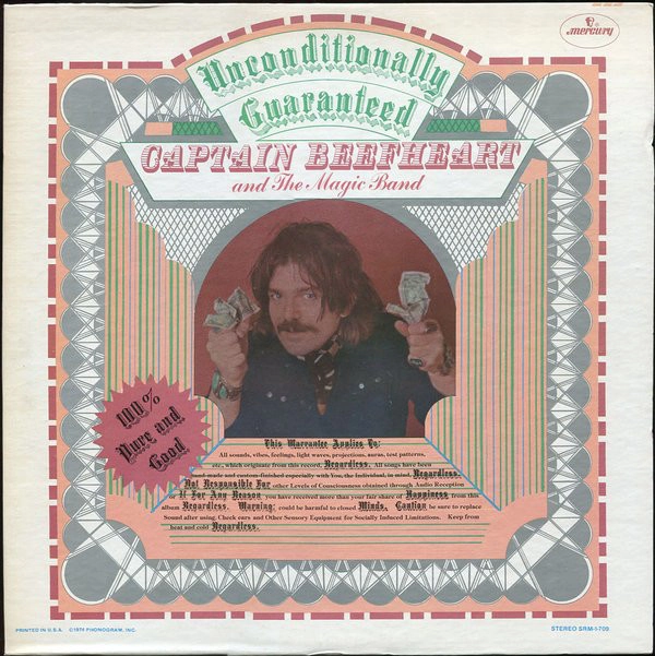 CAPTAIN BEEFHEART (& HIS MAGIC BAND) / キャプテン・ビーフハート / UNCONDITIONALLY GUARANTEED