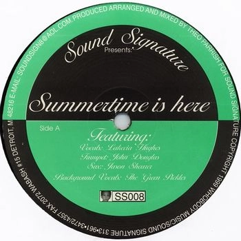 THEO PARRISH / セオ・パリッシュ / SUMMERTIME IS HERE