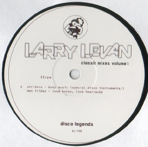 LARRY LEVAN / ラリー・レヴァン / CLASSIC MIXES VOL.1