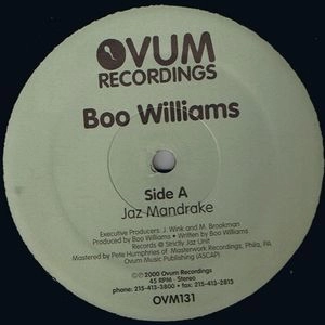 BOO WILLIAMS / ブー・ウィリアムス / JAZ MANDRAKE