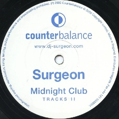 SURGEON / サージョン / MIDNIGHT CLUB TRACKS 2