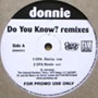 DONNIE / DO YOU KNOW? REMIXES
