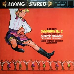JEAN MARTINON / ジャン・マルティノン / BORODIN/KORSAKOV: SYMPHONY NO.2 / CAPRICCIO ESPAGNOLE / MARCH FROM "TSAR SALTAN"