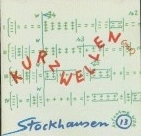 KARLHEINZ STOCKHAUSEN / カールハインツ・シュトックハウゼン / KURZWELLEN