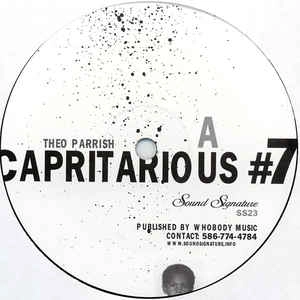 THEO PARRISH / セオ・パリッシュ / CAPRITARIOUS #7