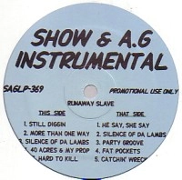 SHOWBIZ & A.G. / ショウビズ&A.G. / RUNAWAY SLAVE INSTRUMENTAL