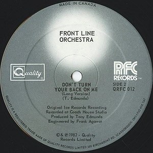 FRONT LINE ORCHESTRA / DON'T TURN YOUR BACK ON ME