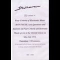 KARLHEINZ STOCKHAUSEN / カールハインツ・シュトックハウゼン / INTUITIVE MUSIC