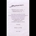 KARLHEINZ STOCKHAUSEN / カールハインツ・シュトックハウゼン / TRANS UND SO WEITER...