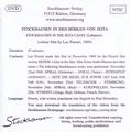 KARLHEINZ STOCKHAUSEN / カールハインツ・シュトックハウゼン / STOCKHAUSEN IN THE JEITA CAVES