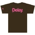 T-SHIRTS / DELAY. BROWN/PINK SIZE:M