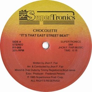 CHOCOLETTE / IT'S THAT EAST STREET BEAT