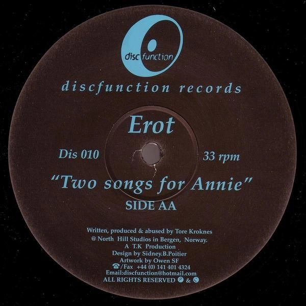 EROT / エロット / TWO SONGS FOR ANNIE