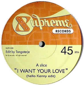 TANGOTERJE / タンゴテリエ / I WANT YOUR LOVE/SWEET DYNAMITE