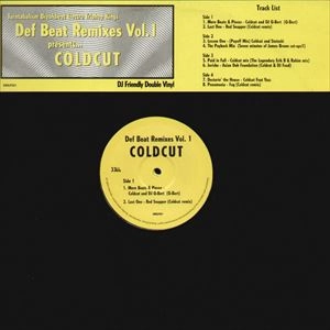 COLDCUT / コールドカット / DEF BEAT REMIXES VOL.1