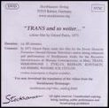 KARLHEINZ STOCKHAUSEN / カールハインツ・シュトックハウゼン / TRANS UND SO WEITER...