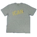 ICAN / LOGO T-SHIRT(LIGHT GRAY)SIZE:L