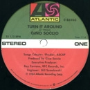 GINO SOCCIO / ジノ・ソッシオ / TURN IT AROUND + I WANNA TAKE YOU THERE(NO
