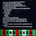 WHITEHOUSE / ホワイトハウス / BIRD SEED