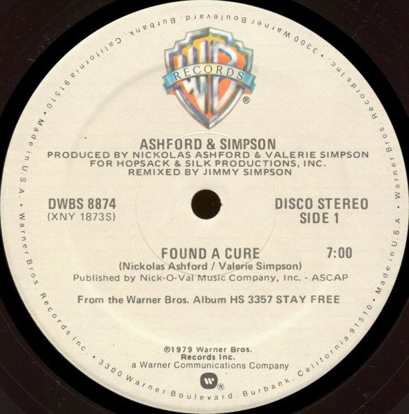 ASHFORD & SIMPSON / アシュフォード&シンプソン / FOUND A CURE