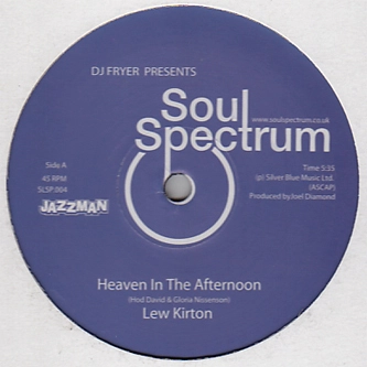 LEW KIRTON / ルー・カートン / HEAVEN IN THE AFTERNOON / SOMETHING SPECIA