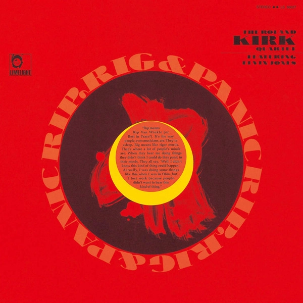 ROLAND KIRK(RAHSAAN ROLAND KIRK) / ローランド・カーク / RIP RIG & PANIC