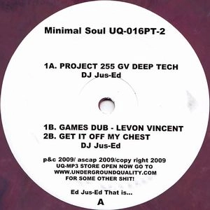DJ JUS-ED & LEVON VINCENT / MINIMAL SOUL PART 2