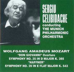SERGIU CELIBIDACHE / セルジゥ・チェリビダッケ / MOZART:SYMPHONIES NOS.35&39