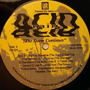 UR / アンダーグラウンド・レジスタンス / RETURN OF ACID RAIN - THE STORM CONTINUES