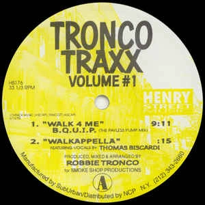 ROBBIE TRONCO / TRANCO TRAX VOL,1