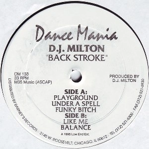 DJ MILTON / DJミルトン / BACK STROKE