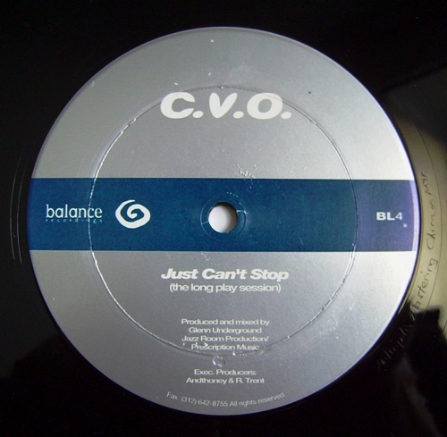 C.V.O.(GLENN UNDERGROUND) / JUST CAN'T STOP