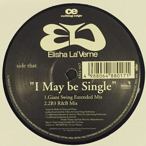 ELISHA LA'VERNE / エリーシャ・ラヴァーン / I MAY BE SINGLE