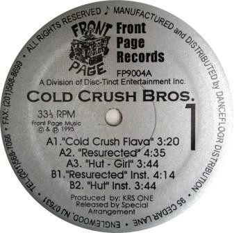 COLD CRUSH BROTHERS / COLD CRUSH FLAVA / RESURECTED