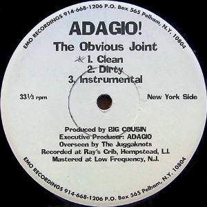 ADAGIO!(HIP HOP) / OBVIOUS JOINT / ASS & BENEFITS