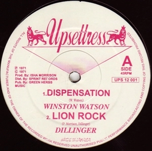 WINSTON WATSON / DILLINGER / DISPENSATION / LION ROCK (ORIGINAL)