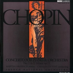 CHARLES DUTOIT / シャルル・デュトワ / CHOPIN: PIANO CONCERTO NO.1