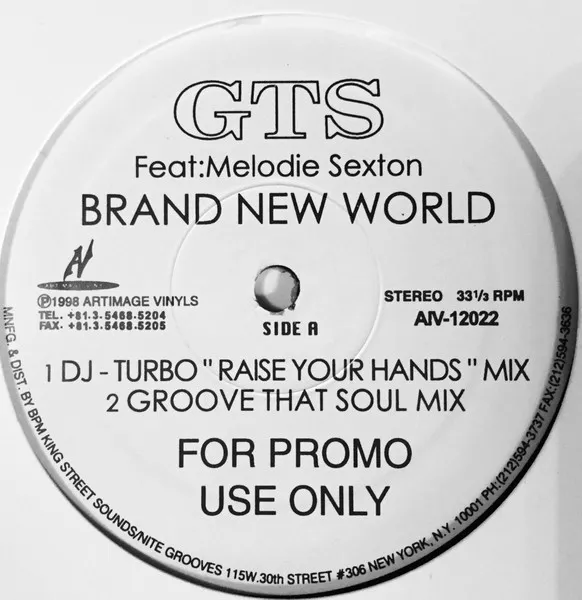 GTS FEAT. MELODIE SEXTON / BRAND NEW WORLD