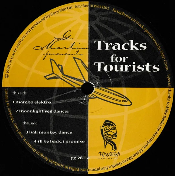 GARY MARTIN / ゲイリー・マーティン / TRACKS FOR TOURISTS