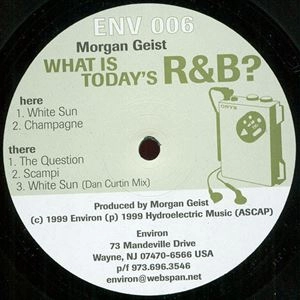 MORGAN GEIST / モーガン・ガイスト / WHAT IS TODAY'S R&B?
