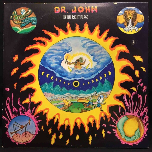 激レア‼　ドクタージョンのサイン IN THE RIGHT PLACE / DR. JOHN / ドクター・ジョン / オールドロック