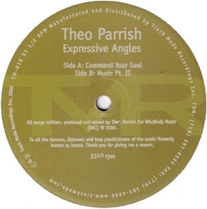 THEO PARRISH / セオ・パリッシュ / EXPRESSIVE ANGLES