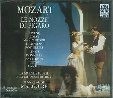JEAN-CLAUD MALGOIRE / ジャン=クロード・マルゴワール / MOZART: LE NOZZE DI FIGARO