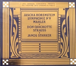 JASCHA HORENSTEIN / ヤッシャ・ホーレンシュタイン / MAHLER/STRAUSS: SYMPHONIE NO9 / DON QUICHOTTE
