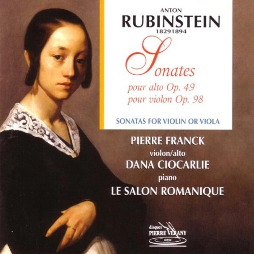PIERRE FRANK / ピエール・フランク / ANTON RUBINSTEIN: VIOLN SONATA & VIOLA SONATA 