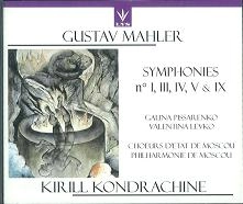 KIRILL KONDRASHIN / キリル・コンドラシン / MAHLER:SYM1/3/4/5/9
