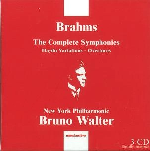 BRUNO WALTER / ブルーノ・ワルター / ブラームス:交響曲全集《ユナイテッド・アーカイヴス/ワルター第2弾》 / BRAHMS: THE COMPLETE SYMPHONIES/HAYDN-VARIATIONS/OVERTURE
