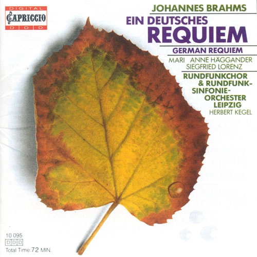 HERBERT KEGEL / ヘルベルト・ケーゲル / BRAHMS: EIN DEUTSCHES REQUIEM OP.45
